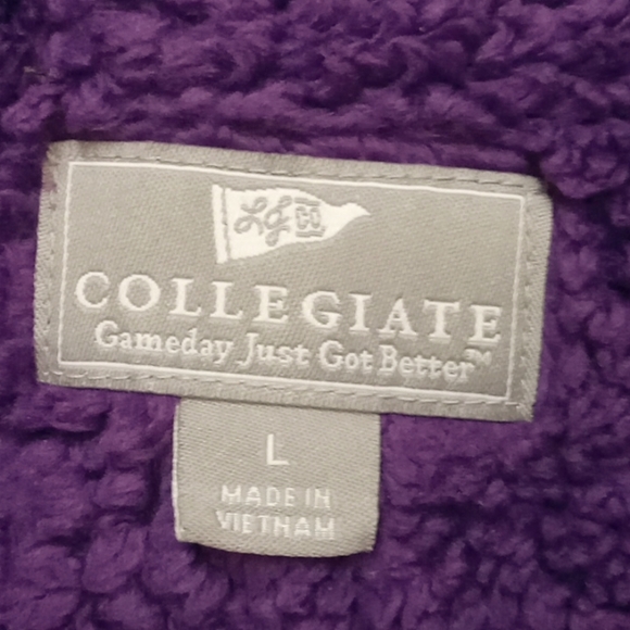 *Final Price* Lauren James Purple Linden Fluffy Sherpa Pullover Shirt Jacket - Picture 5 of 5